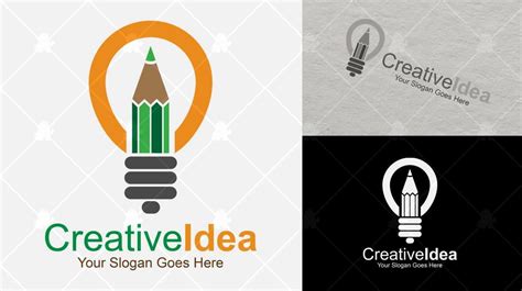 Creative Idea Logo Logo Templates Logos Logo Graphic