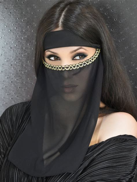 Sexy Full Face Mask Sheer Face Veilbelly Dancer Maskchiffon Etsy