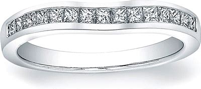 1 carat fine diamond eternity wedding ring bridal endless band. Vatche Channel-Set Princess Cut Contoured Wedding Band. 210