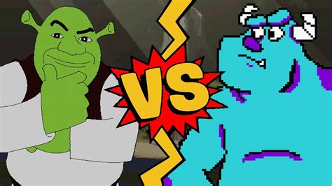 Mugen Battles Shrek Vs James P Sullivan Shrek Vs Monsters Inc