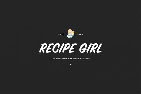Recipe Girl On Behance