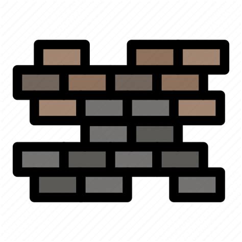 brick bricks wall icon