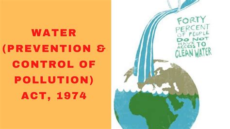 Water Prevention And Control Of Pollution Act 1974 Youtube