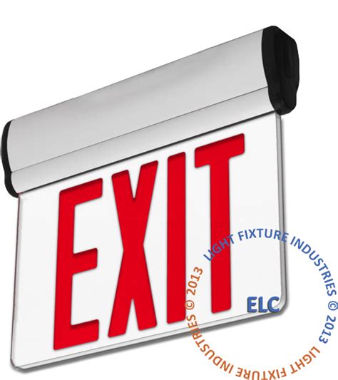 Download Hd Ceiling Exit Sign Transparent Png Image