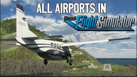All Airports Included In Microsoft Flight Simulator 2020 Standard