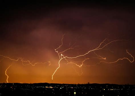 Lightning Strike On The Sky During Night Time · Free Stock Photo