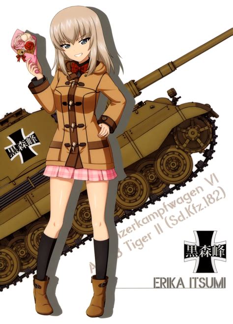 Itsumi Erika And Boko Girls Und Panzer And 1 More Danbooru