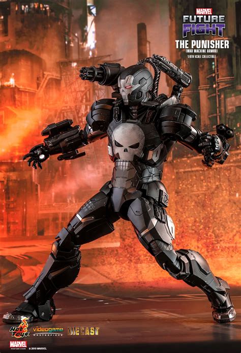 New Product Hot Toys Marvel Future Fight The Punisher War Machine