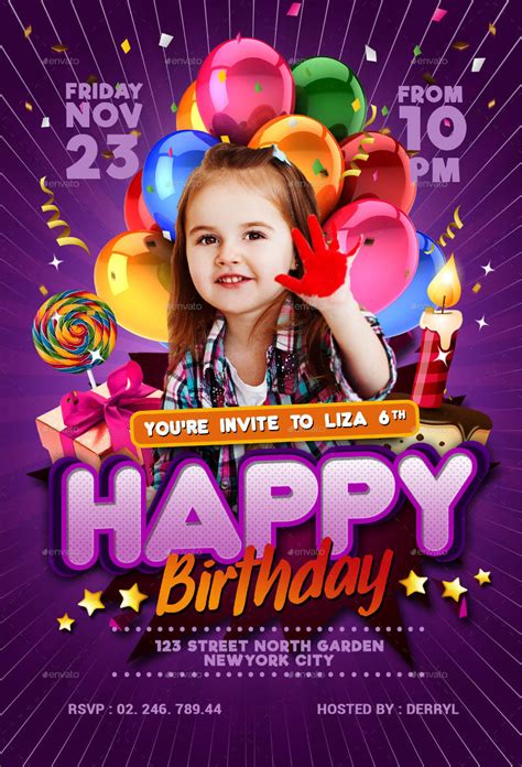Baby Birthday Invitation Designs And Examples 17 In Publisher Word