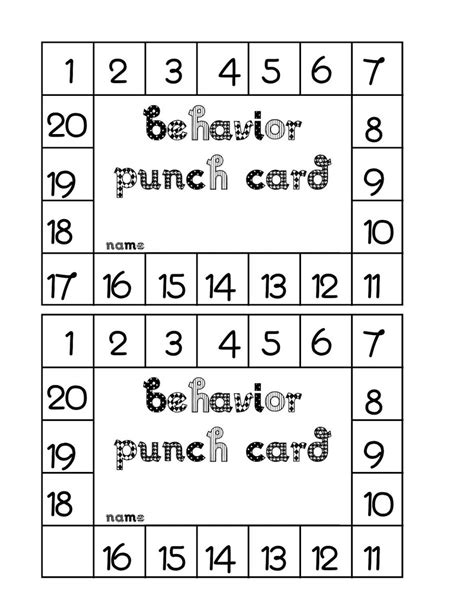 punch card template free ] free printable punch card inside reward punch card template great