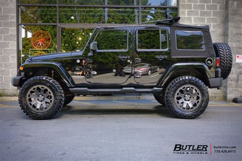 Jeep Wrangler With 20in Black Rhino Warlord Wheels Exclusively From