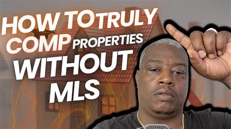 How To Comp Without Mls Youtube