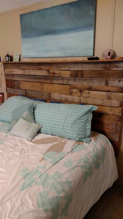 Tall Rugged King Size Pallet Headboard 1001 Pallets