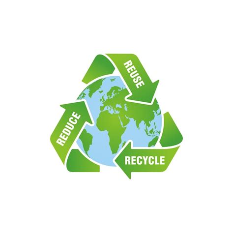 Premium Vector 3r Campaign Reduce Reuse Recycle Illustration Vector