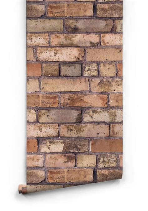 Old Brown Bricks Boutique Faux Wallpaper Design By Milton And King