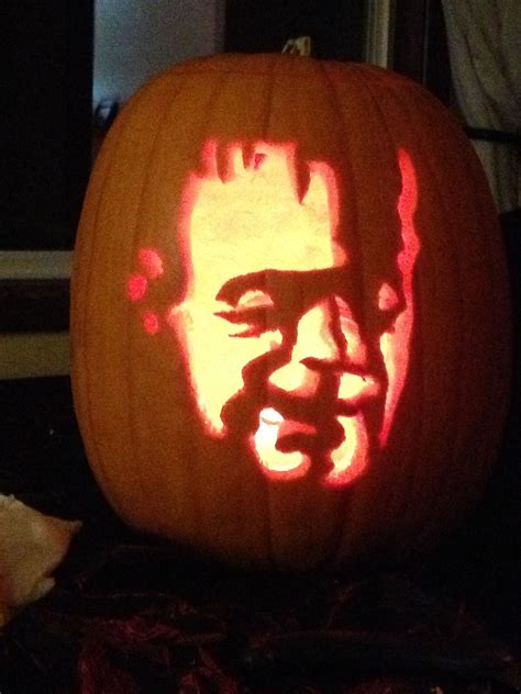 Frankenstein I Carve This Every Year So Easy Such Good Results