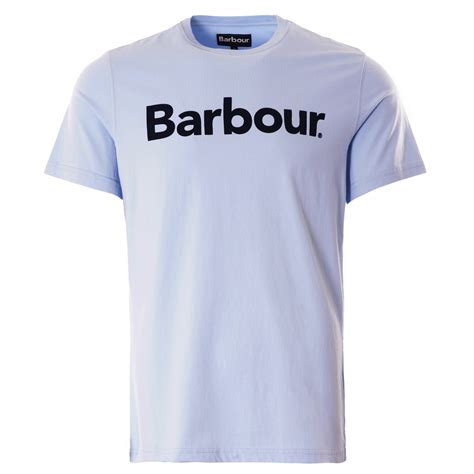 Barbour Logo T Shirt Heritage Blue Mts0531bl