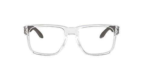 ox8156 holbrook rx shop oakley clear white eyeglasses at lenscrafters
