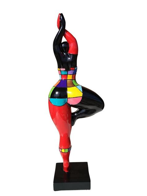 Statue De Femme Danseuse En Résine Style Nana Niki De Saint Phalle