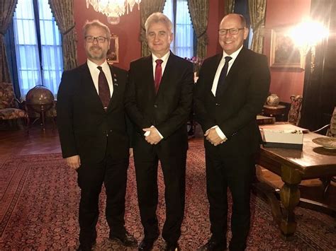 President Of The Senate In Stockholm Czech And Slovak Leaders
