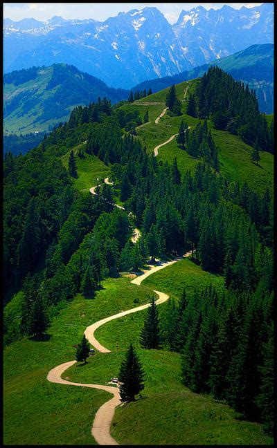 A Mountain Path By Eswendel On Deviantart