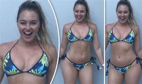 Iskra Lawrence Almost Spills Out Of Boob Baring Bikini In Racy Clip