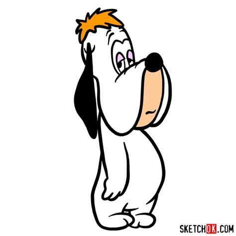 How To Draw Droopy Dog Step By Step Drawing Tutorials Drawings Dog