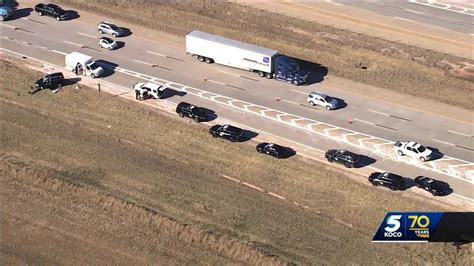 3 People Including An Ohp Trooper Taken To Hospital After Crash On I 40 In Canadian County