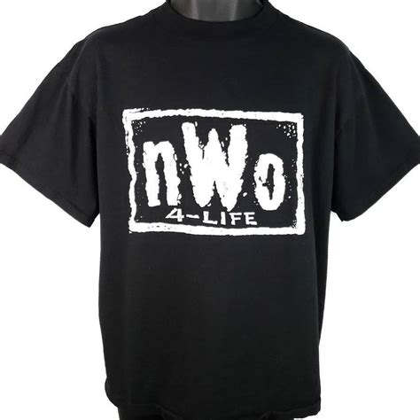 Wcwnwo Nwo 4 Life T Shirt Vintage 90s New World Order Grailed