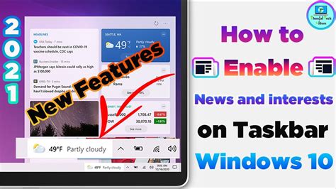 How To Enable And Disable News And Interests On Windows 10 Taskbar