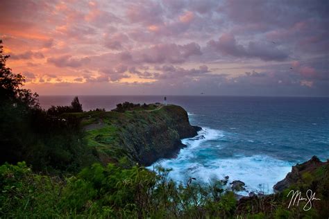 Kilauea Lighthouse Sunset Kilauea Lighthouse Kauai Hawaii Mickey