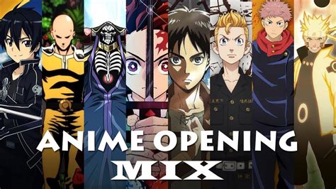 Anime Opening Music Mix Best Anime Op All Time Anime Opening