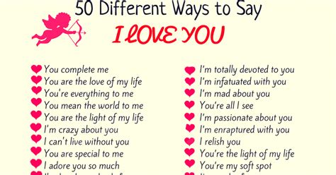 100 Beautifully Romantic Ways To Say I Love You Artofit