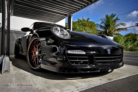 Gorgeous Porsche 911 Turbo Sporting 360 Forged Custom Wheels — Carid