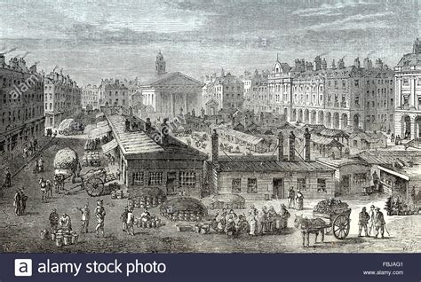 Covent Garden Market 1820 West End London England Stock Photo Alamy