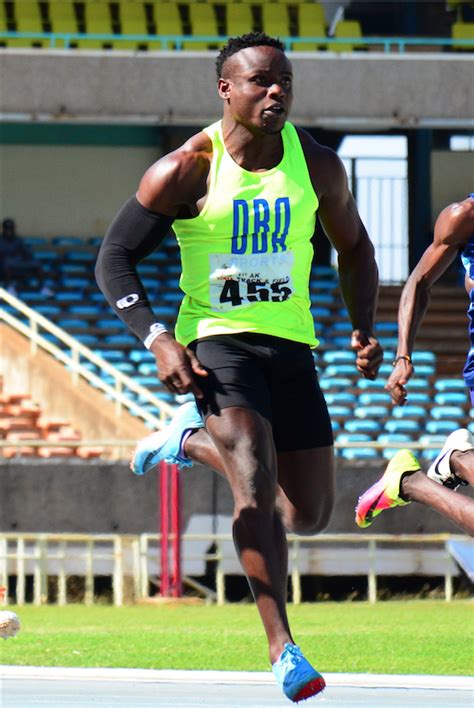 Is this kenya's fastest man? Omanyala blow as AK rules out national record set in Nigeria