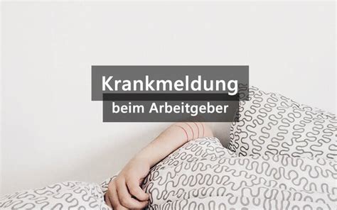 Krankmeldung Arbeitgeber 2020: So richtig krank melden ...