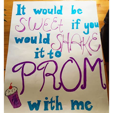 I Made A Poster For My Friend S Promposal Turned Out Super Cute Cute Prom Proposals Prom