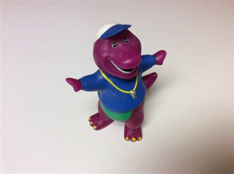 Rare Barney And Friends Barney Wwhistle And Cap Pvc Play Etsy