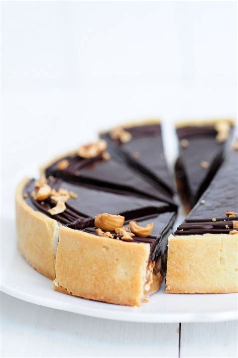 Caramel Hazelnut Chocolate Tart Chocolate Cheesecake Recipes Sweet