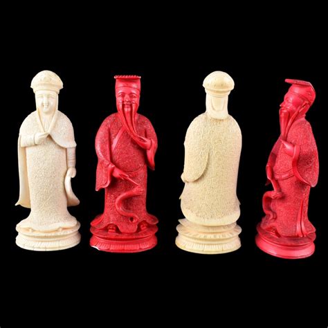 19th Century Chinese Export Chess Set Kodner Auctions