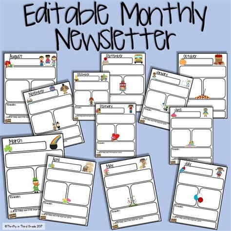 Editable Newsletters Freebie Editable Newsletter News
