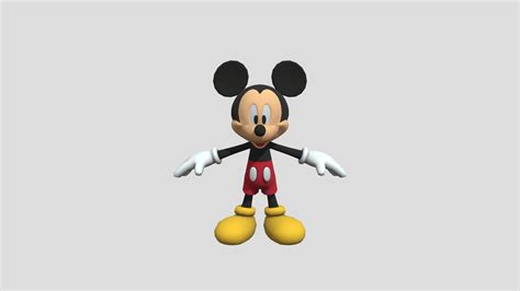 Mickey Mouse Fbx D Model By Gjjv Kidd Bd F Sketchfab