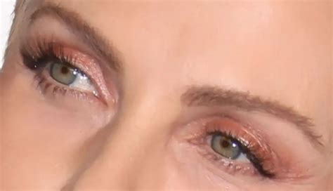Charlize Theron Eyes Eyelashes Eyebrows