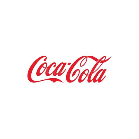 Coca Cola Logo Editorial Ilustrativo Sobre Fondo Blanco Foto Editorial