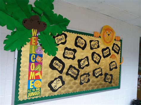 Jungle Theme Bulletin Board Jungle Theme Classroom Jungle Theme