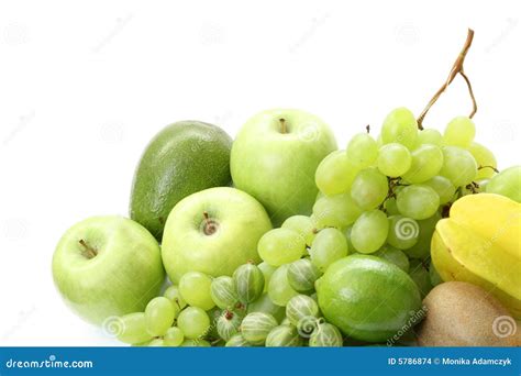 Various Green Fruits Stock Images Image 5786874