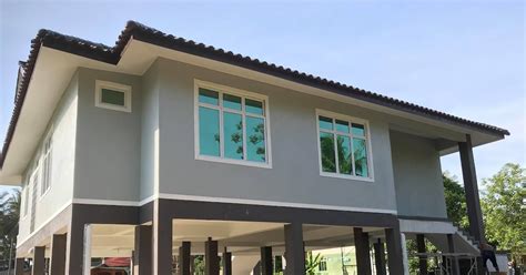 Rumah Bertiang Moden Binaan Rumah Banglo Bertiang Tinggi Gaya Moden