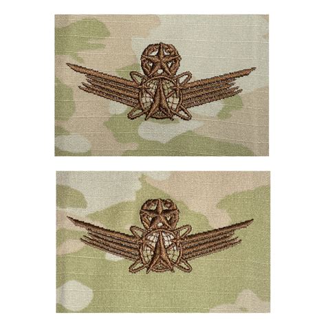 Air Force Embroidered Badge Command Space Embroidered On Ocp