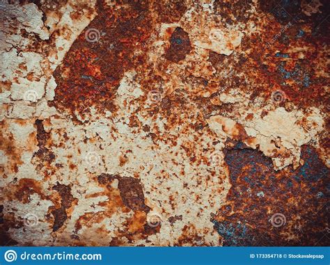 Rusty Metal Surface With Streaks Of Rust Rusty Corrosion Brown Black